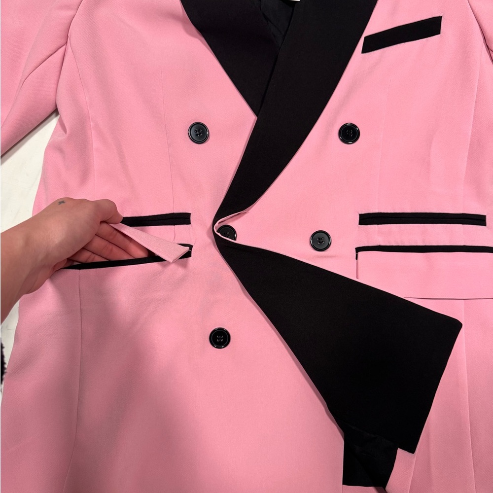 Pink and black blazer - Picture 3 of 6